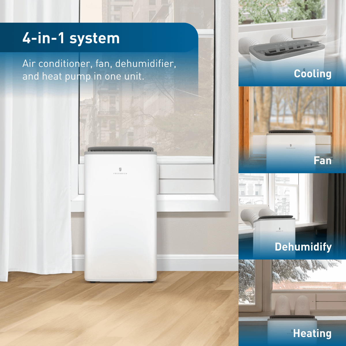 Friedrich Portable AC w/ Heat Pump - Infographic 2
