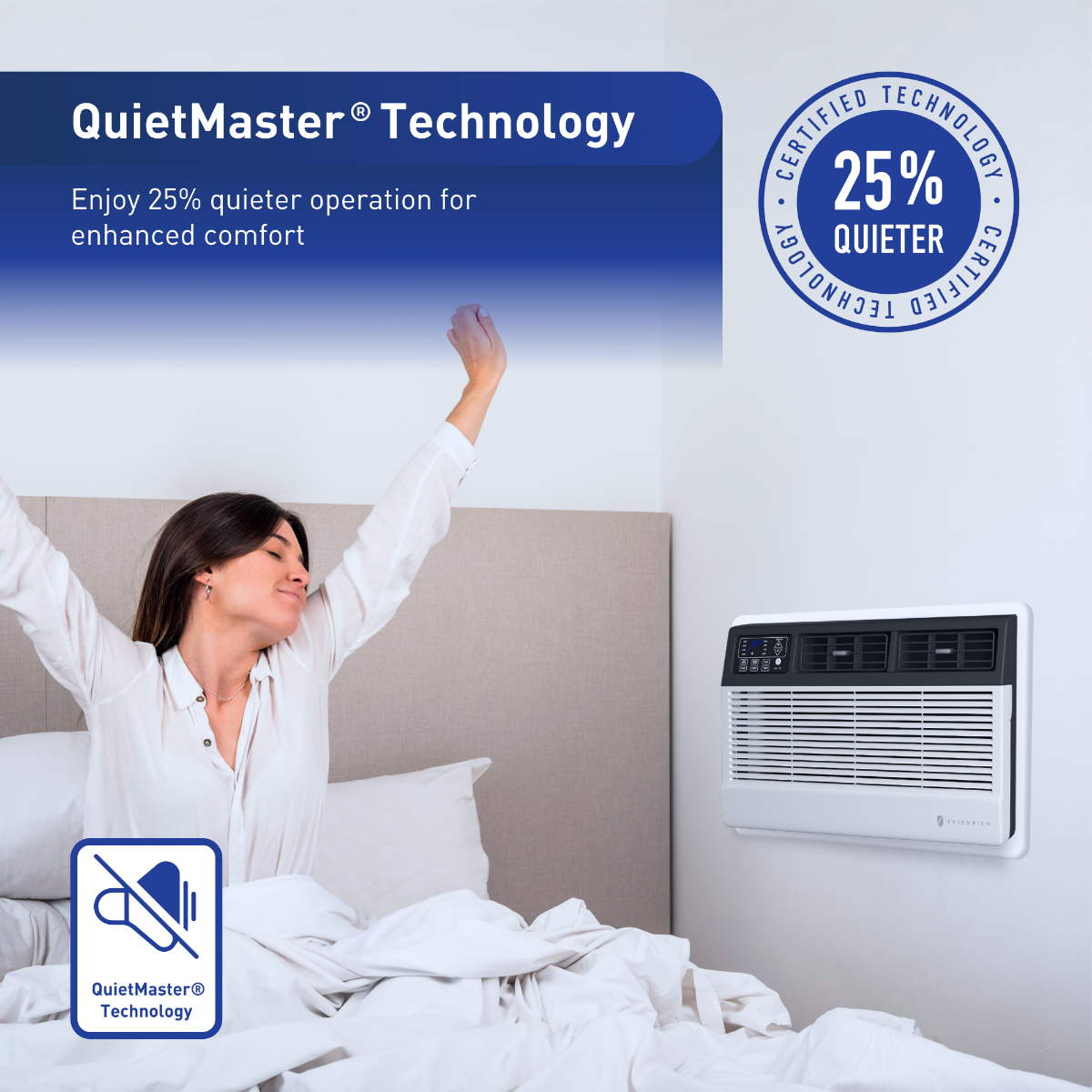 Friedrich Uni-Fit Through-the-Wall Air Conditioner with Heat - Infographic 1