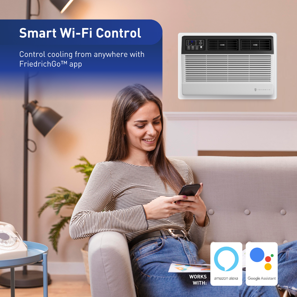 Friedrich Uni-Fit Through-the-Wall Air Conditioner with Heat - Infographic 2