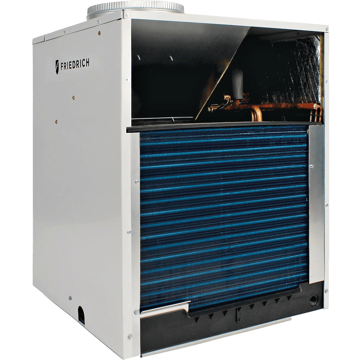 Friedrich Vert-I-Pak 9K-12K BTU VTAC Heat Pump - Angle
