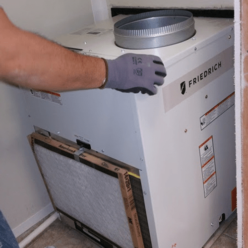 Friedrich Vert-I-Pak 9K-12K BTU VTAC Heat Pump - Installation