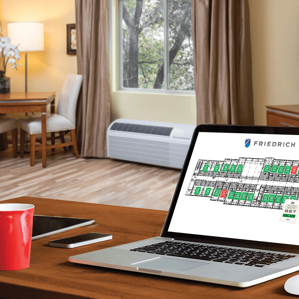 Friedrich Zoneaire Premier PTAC Heat Pump - Lifestyle 4