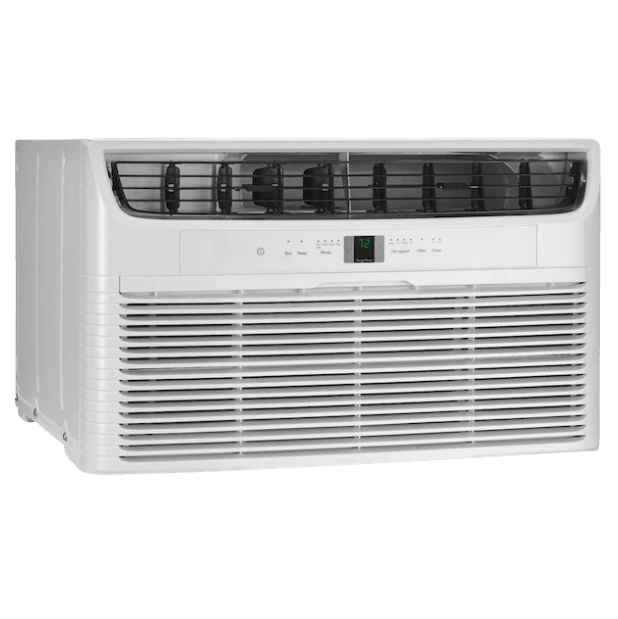 Frigidaire FHTE103WA2 10,000 BTU 230V TTW AC w/ Heat - Left View