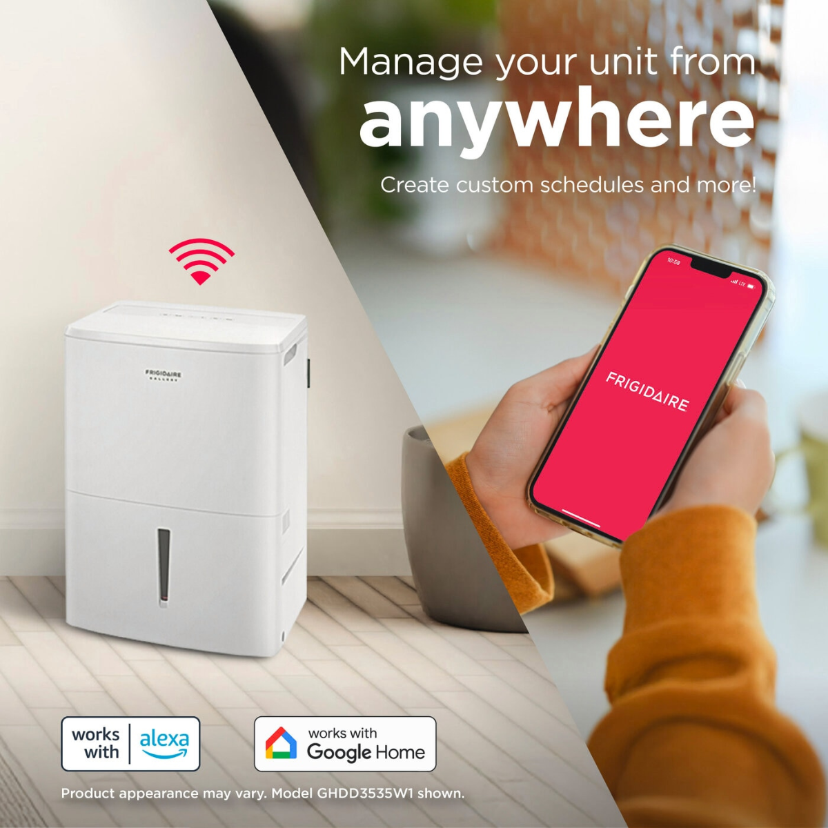Frigidaire Gallery High Humidity 50 Pint Energy Star Dehumidifier with Wi-Fi - Infographic 5