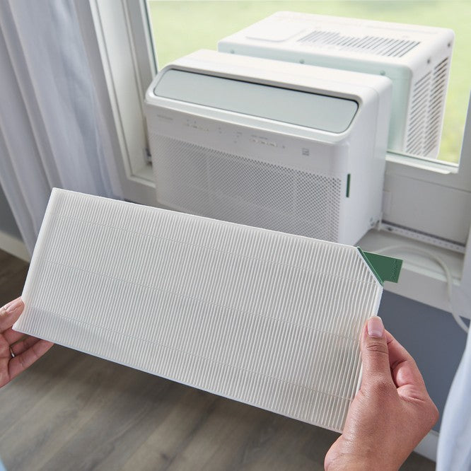 Frigidaire Gallery GHWQ085WD1 U-Shaped 8,000 BTU Wi-Fi Enabled Window Air Conditioner - Holding Filter