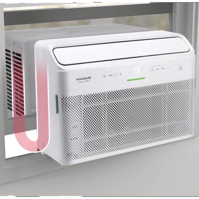 Frigidaire Gallery GHWQ125WD1 U-Shaped 12,000 BTU Window Air Conditioner - U-Shaped