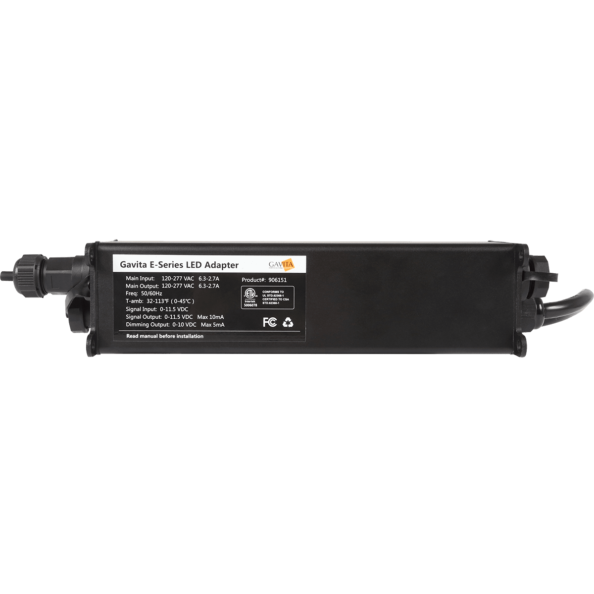 Gavita E-Series LED Adapter (HGC906151) - Side