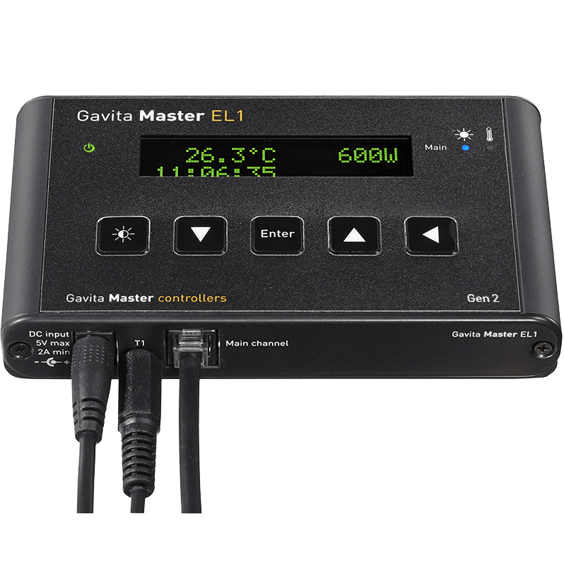 Gavita Gen 2 Master Controllers - EL1 - Angle