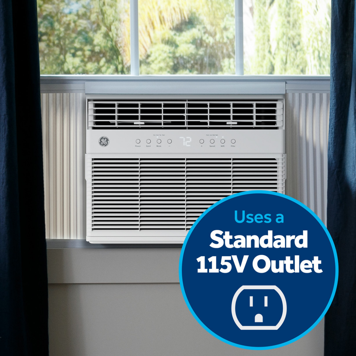GE 8K-12K BTU Window Air Conditioner with Heat - Infographic 8