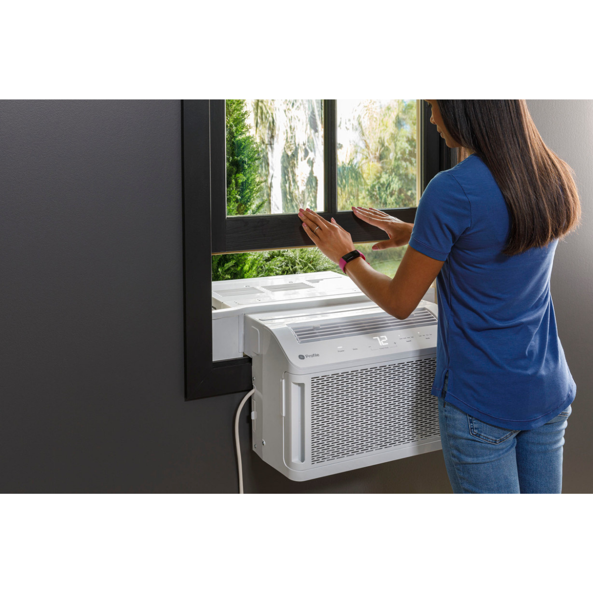 GE Profile 10K-12K BTU ClearView Window Air Conditioner - Lifestyle 2