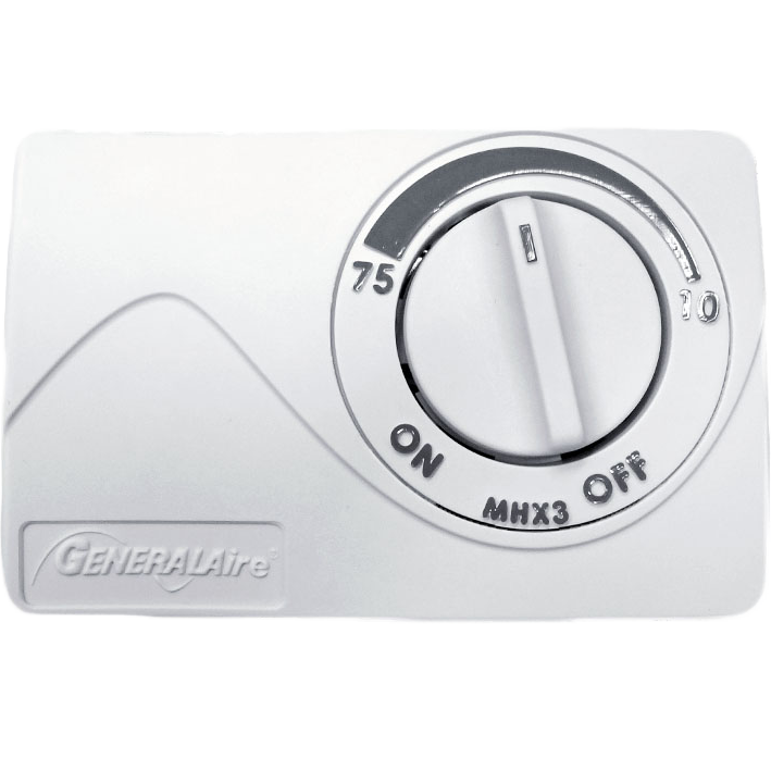 General Aire MHX3C Manual Wall Control or Duct-Mounted Humidistat - Main