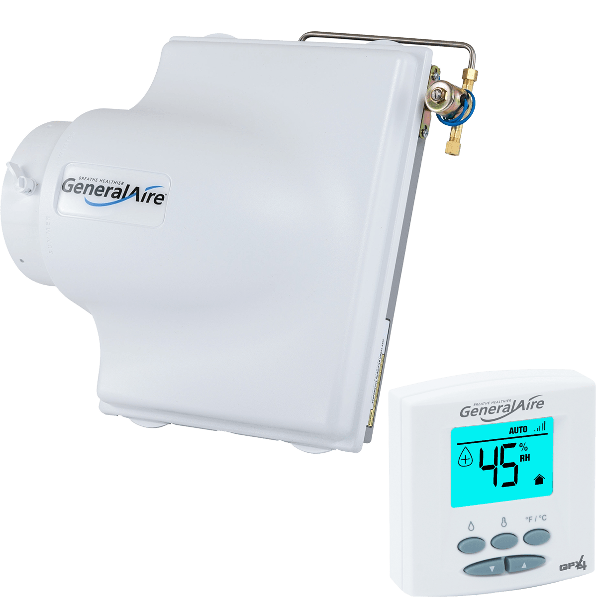 General Aire Model 4200 Bypass Evaporative Humidifier For Up To 4,200 Sq. Ft. - Humidifier with gfx4 humidistat