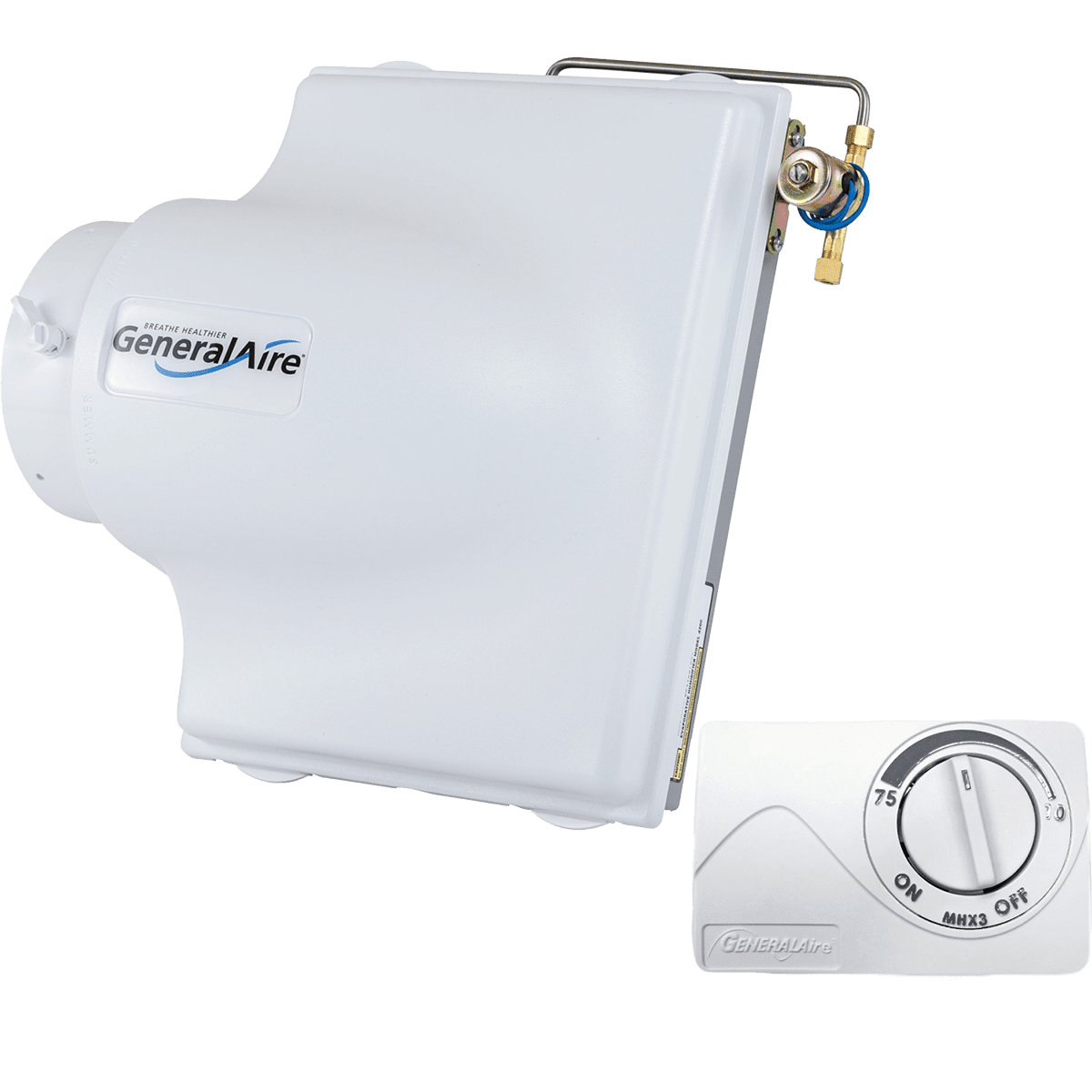 General Aire Model 4200 Bypass Evaporative Humidifier For Up To 4,200 Sq. Ft. - Humidifier with mhx3c humidistat