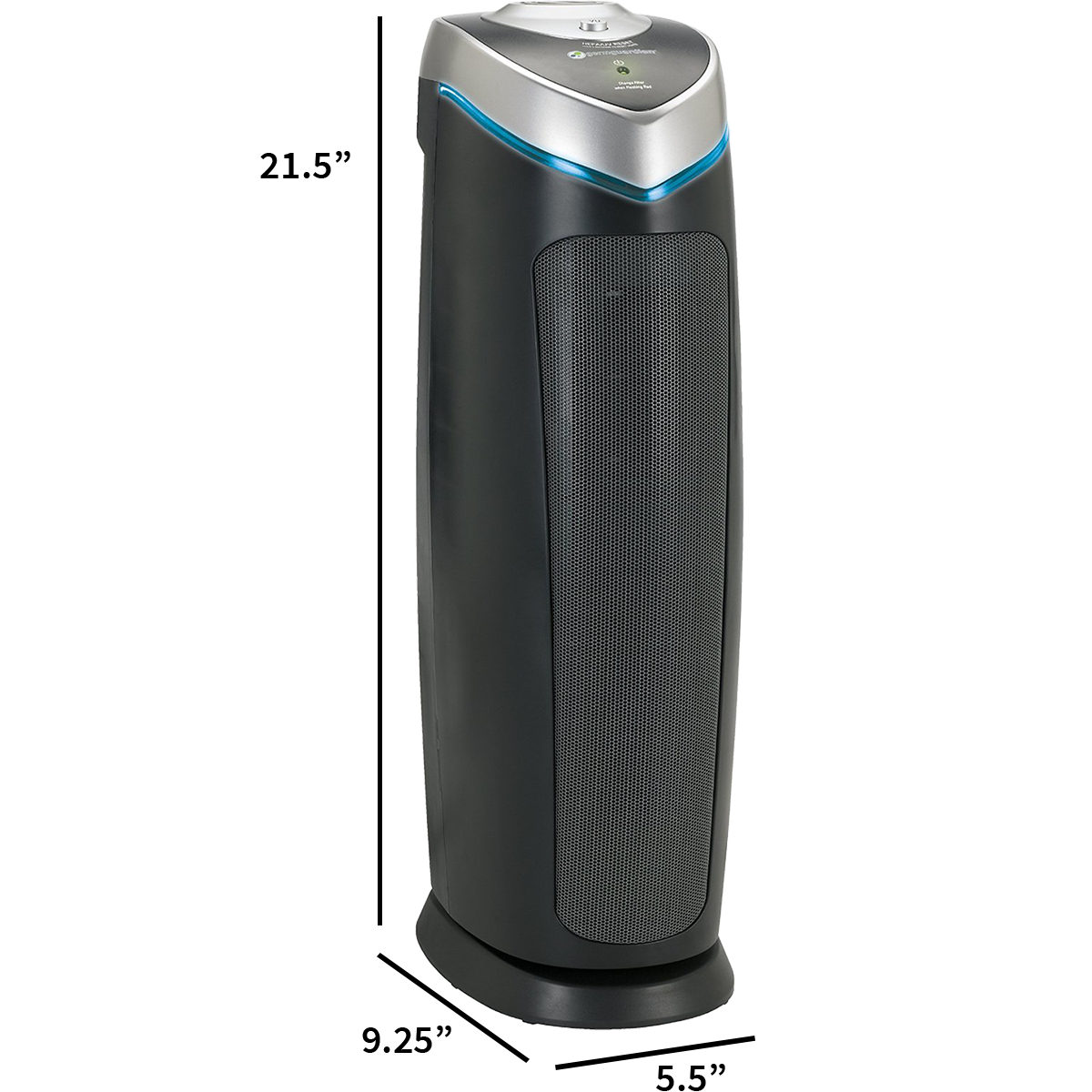 Germ Guardian AC4825 3-in-1 Pet Air Purifier - Dimensions
