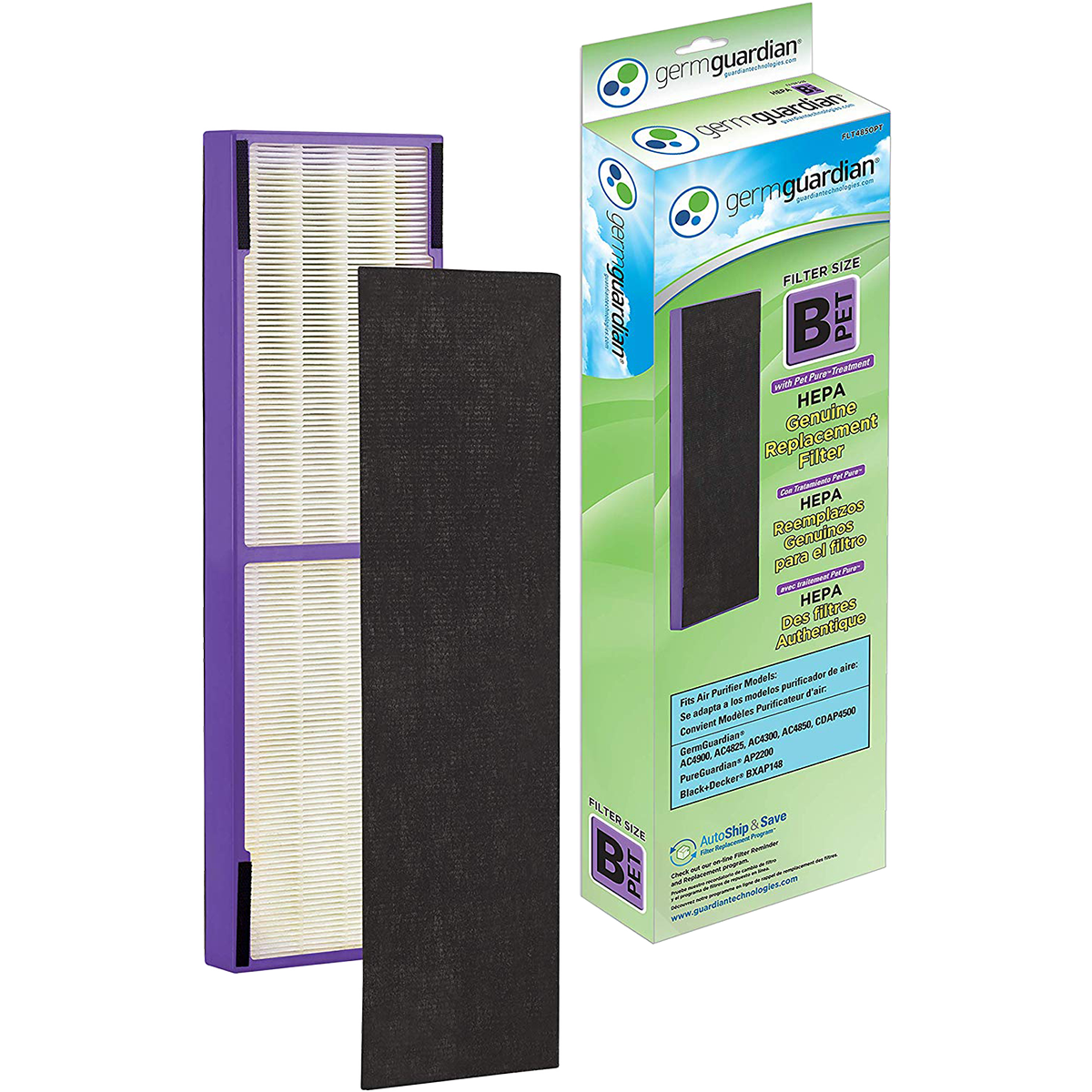 Germ Guardian Replacement HEPA Filter B PET FLT4850PT