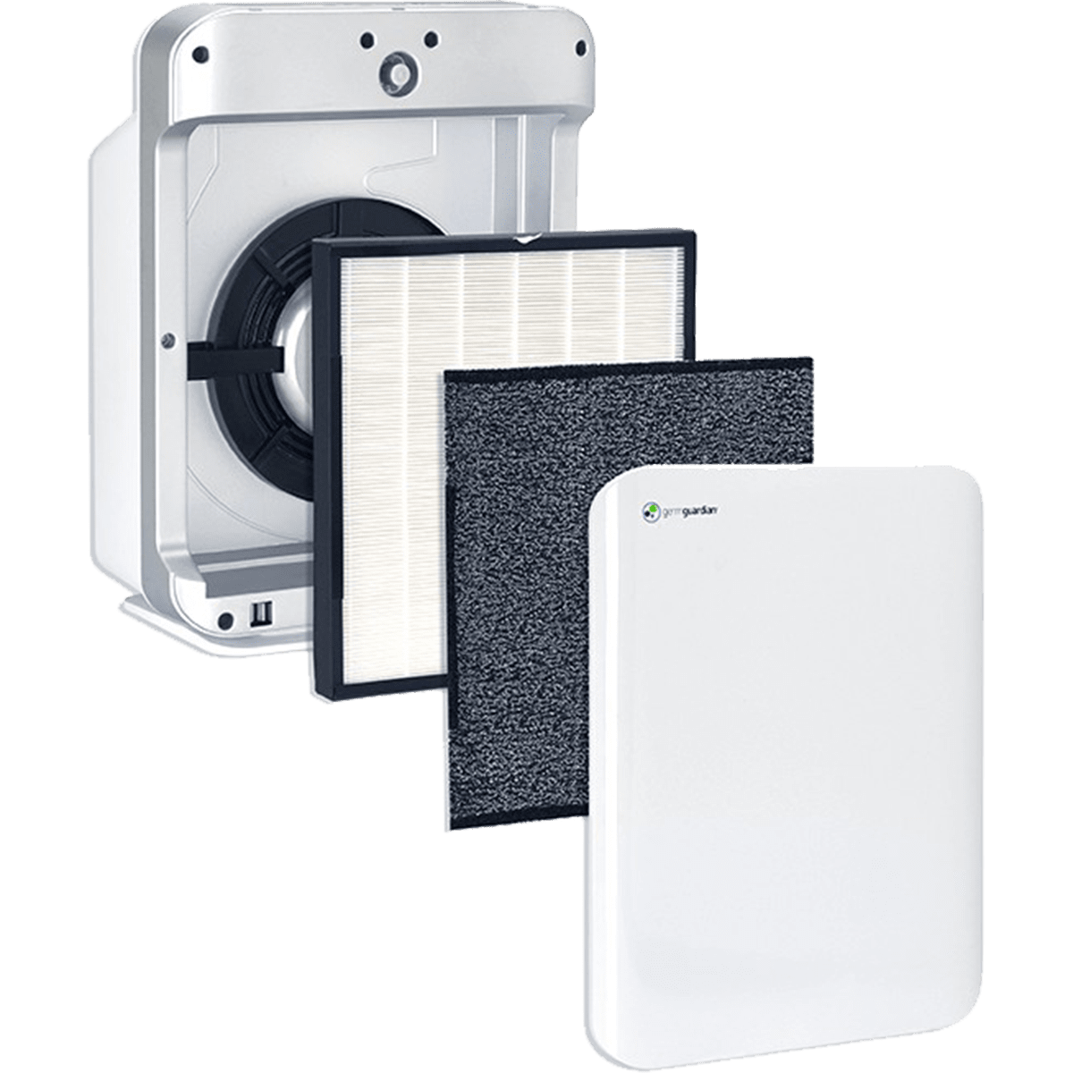 GermGuardian Medium True HEPA Air Purifier Console - expanded