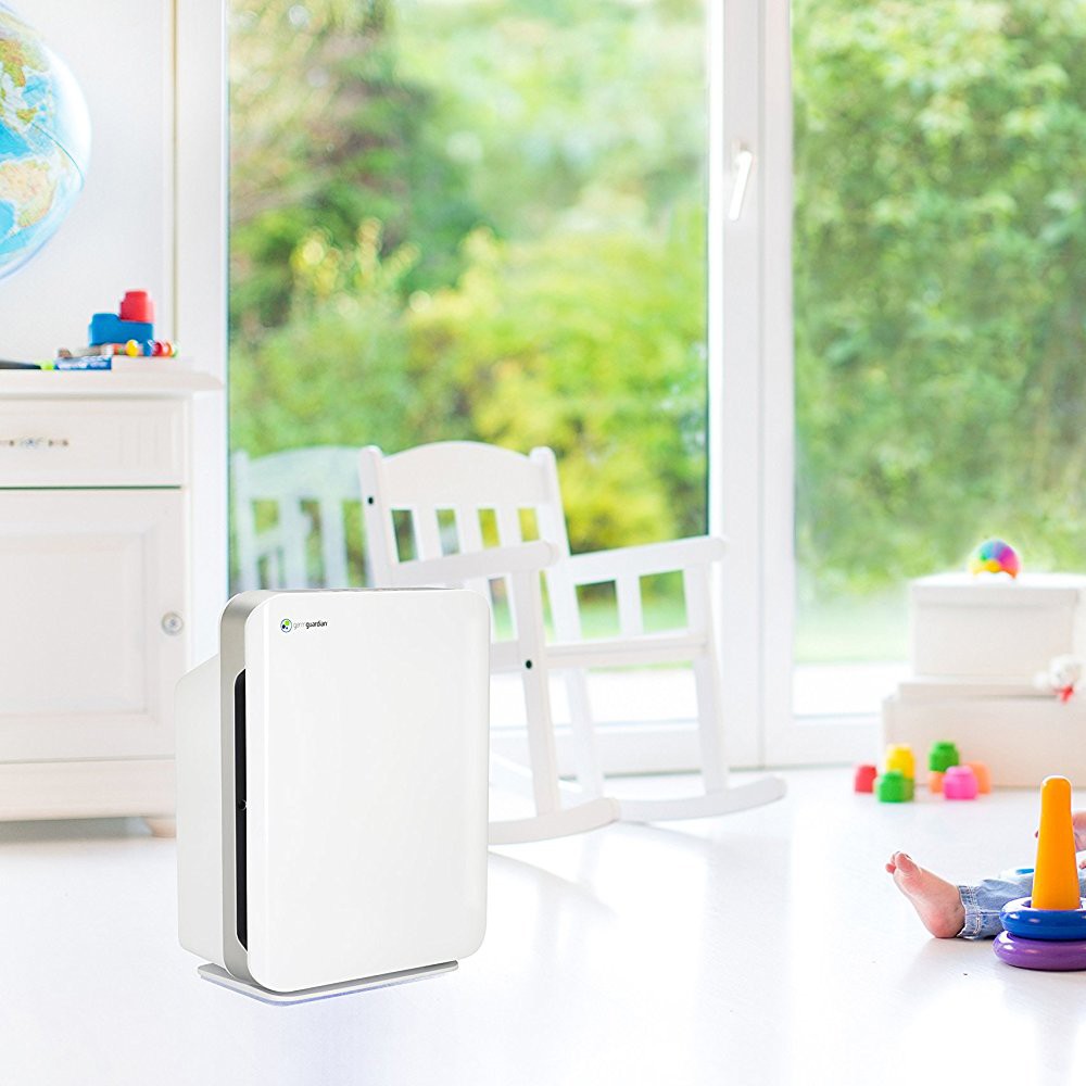 GermGuardian Medium True HEPA Air Purifier Console