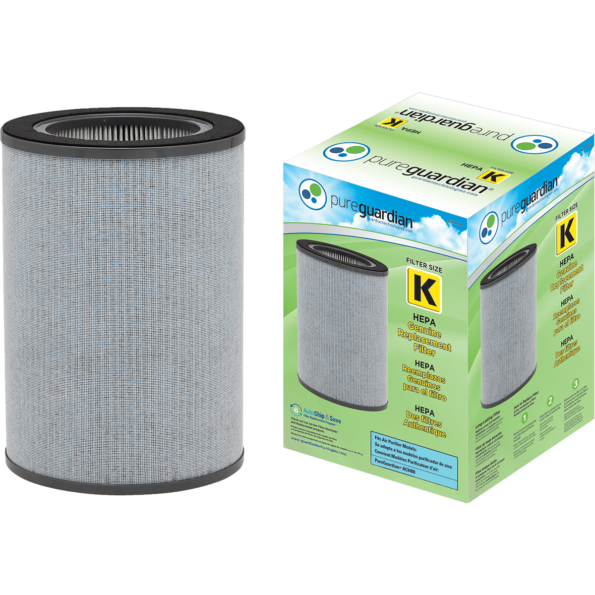 GermGuardian HEPA Replacement Filter K (FLT9400) - With Box