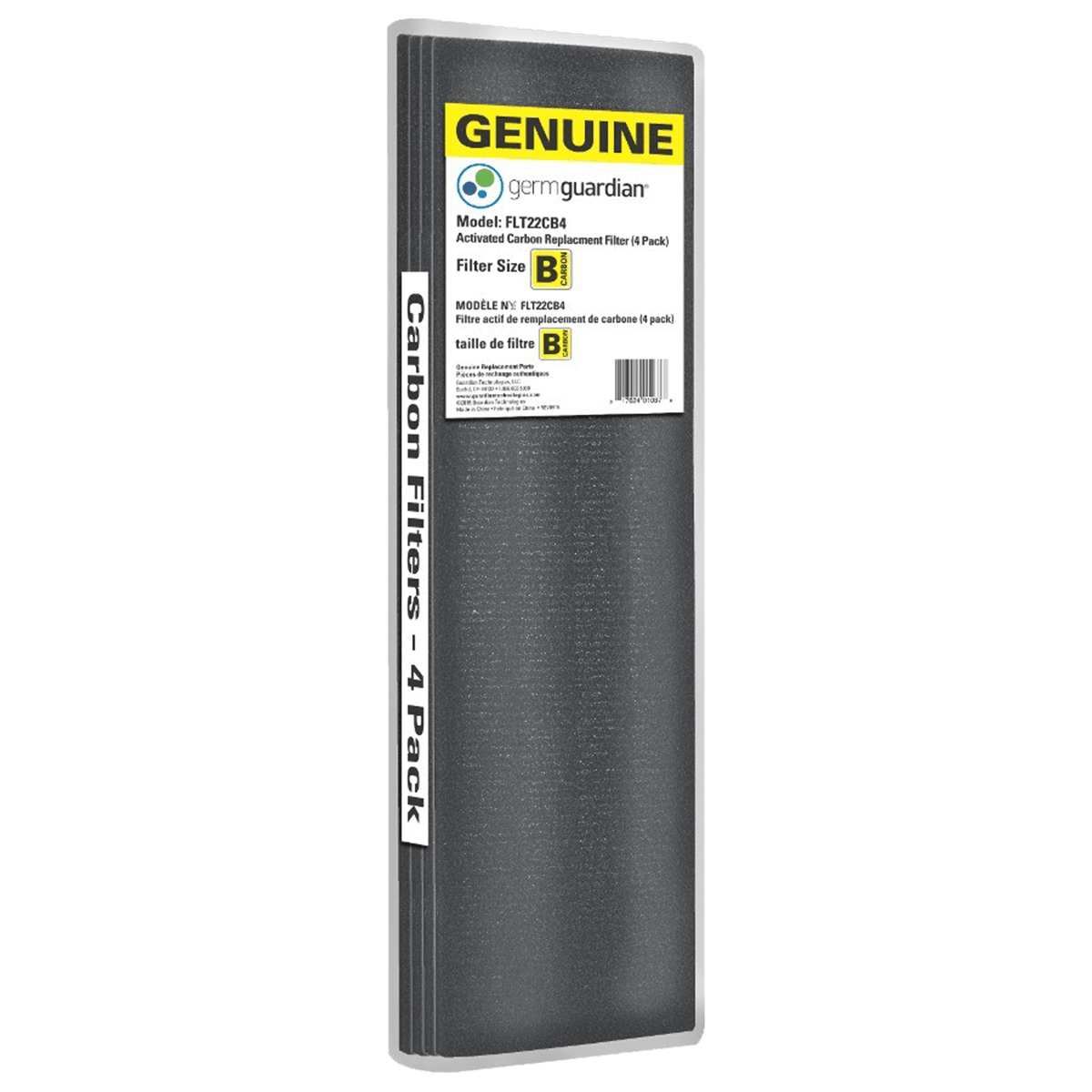 GermGuardian 4-Pack Carbon Filters for 22-Inch Air Purifiers (FLT22CB4) - main