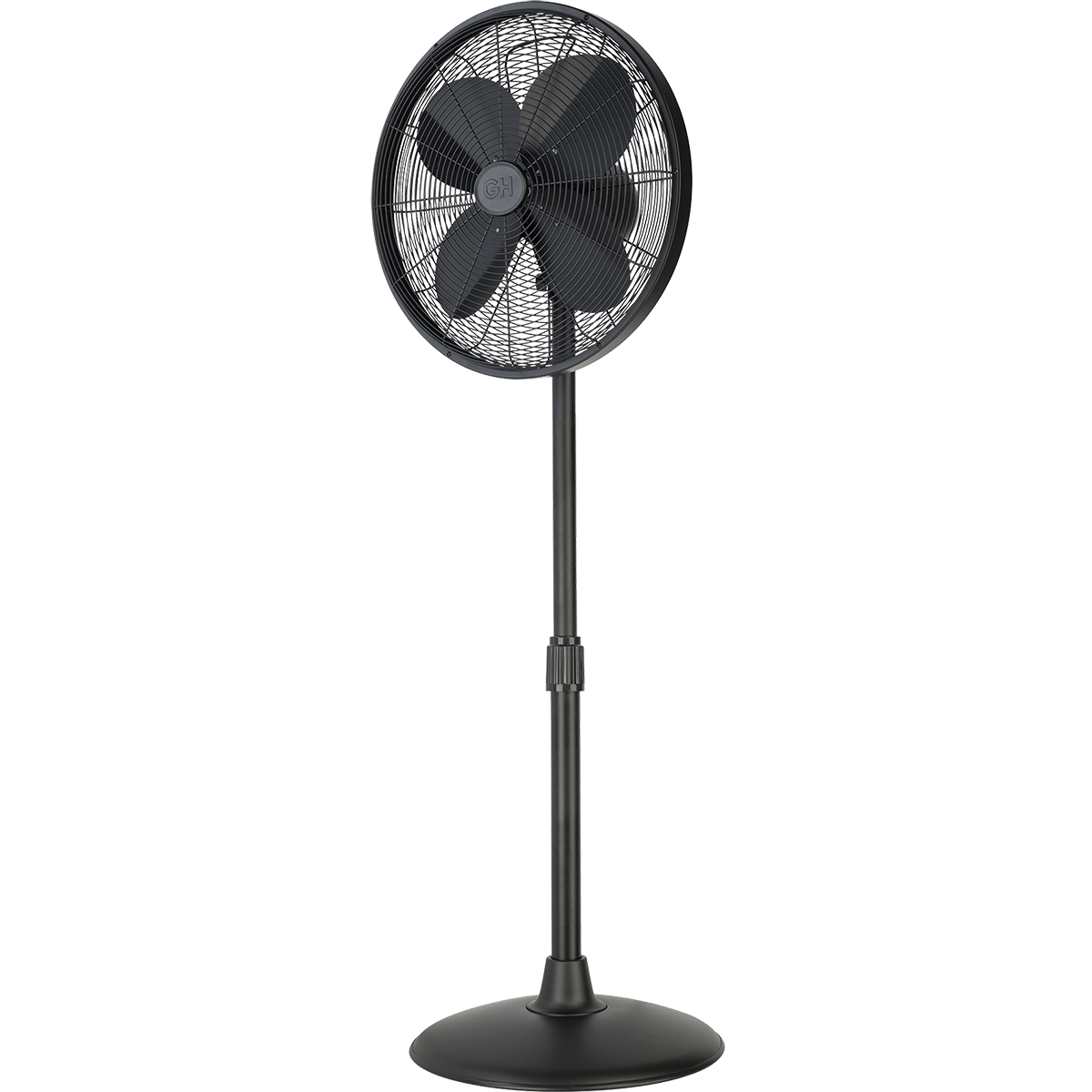 Good Housekeeping 16-in Retro Pedestal Fan - Black - Main