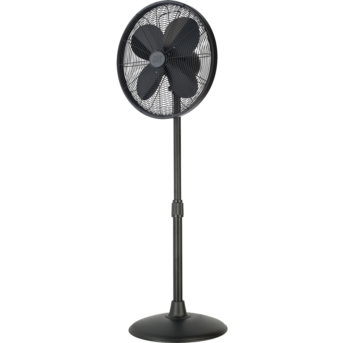 Good Housekeeping 16-in Retro Pedestal Fan - Black - Main