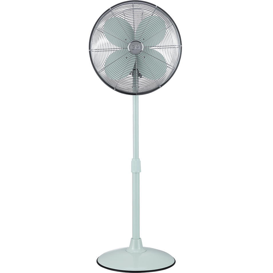 Good Housekeeping 16-in Retro Pedestal Fan - Breezewave - Front