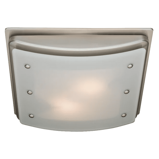 Good Housekeeping Buckingham 100 CFM Decorative Bathroom Fan Brushes Nickel - Main