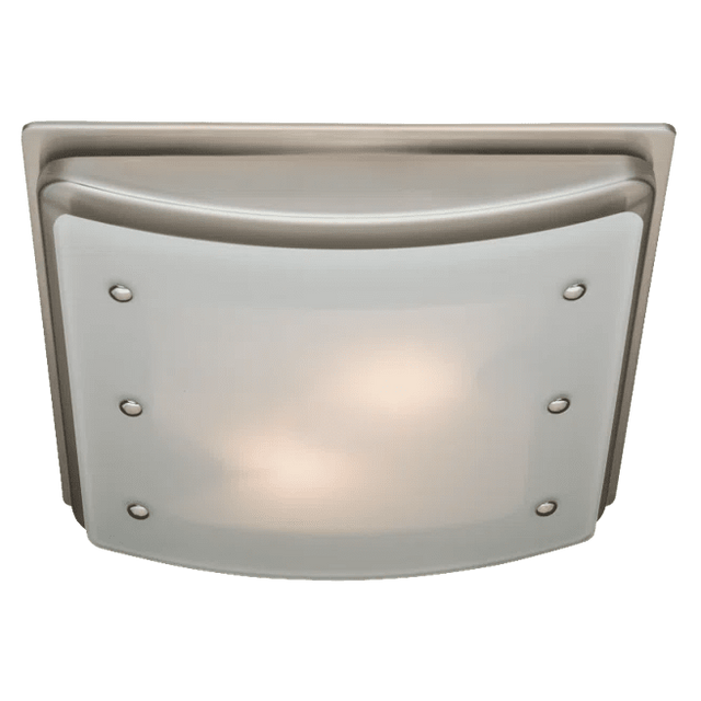 Good Housekeeping Buckingham 100 CFM Decorative Bathroom Fan Brushes Nickel - Main