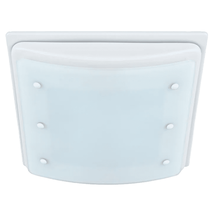 Good Housekeeping Buckingham 100 CFM Decorative Bathroom Fan Matte White - Main