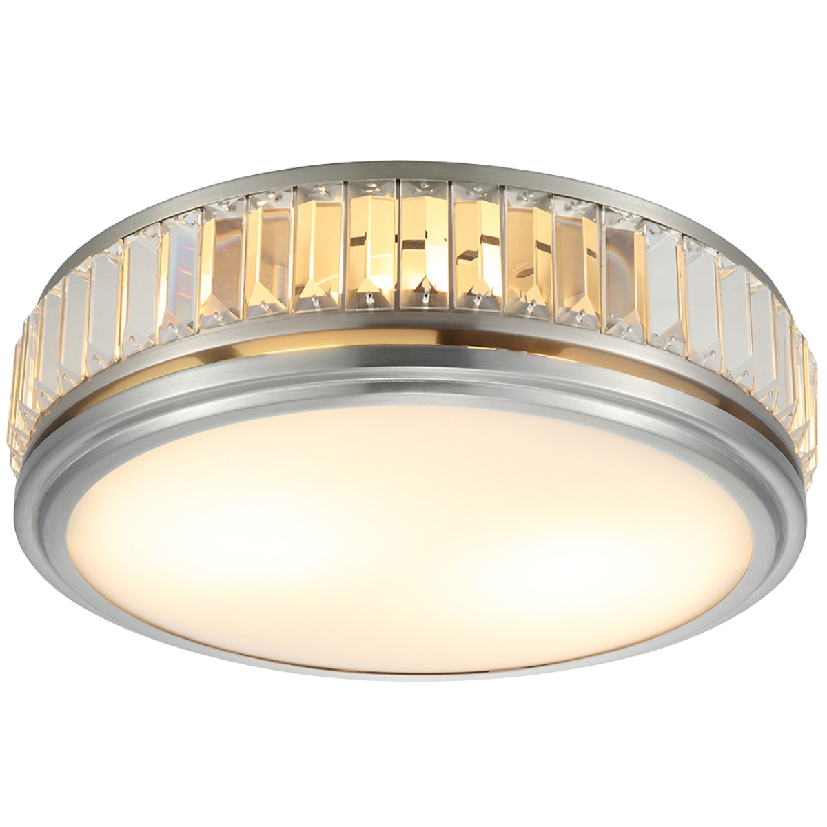 Good Housekeeping Crystal 100 CFM 2.0 Sones Decorative Bathroom Exhaust Fan - w/ Light