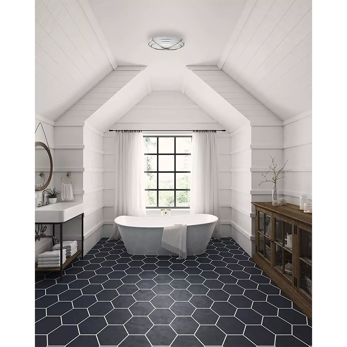 Good Housekeeping Kingsley 90 CFM Decorative Bathroom Fan - Lifestyle 4