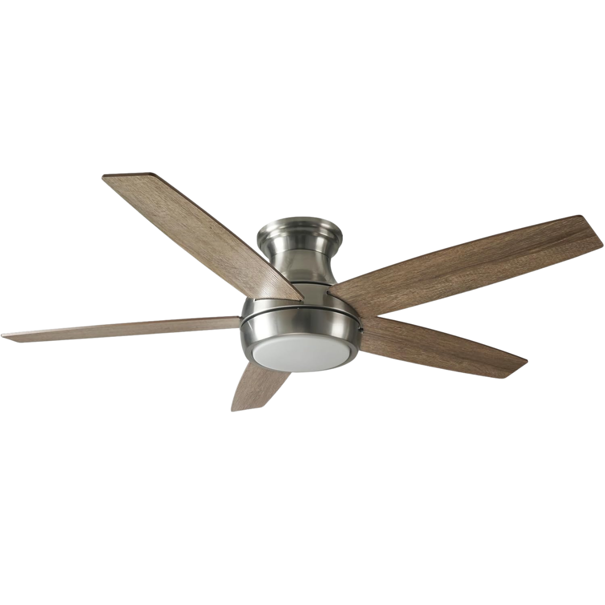 Good Housekeeping Lanier Falls 52 in. Indoor Brushed Nickel Ceiling Fan with LED Light - Main