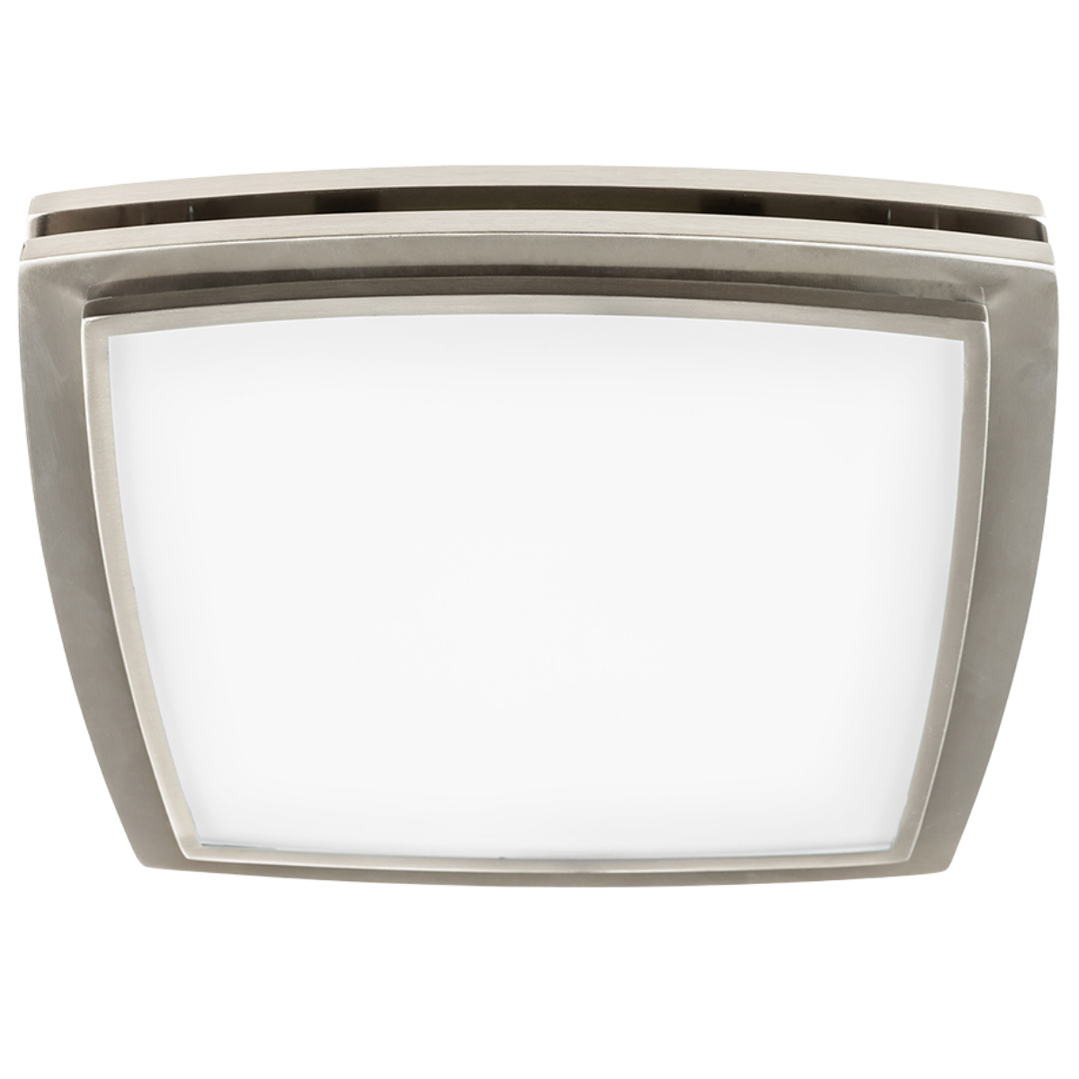 Good Housekeeping Mezzanine 100 CFM Bathroom Exhaust Fan with LED Light Brushed Nickel - Main