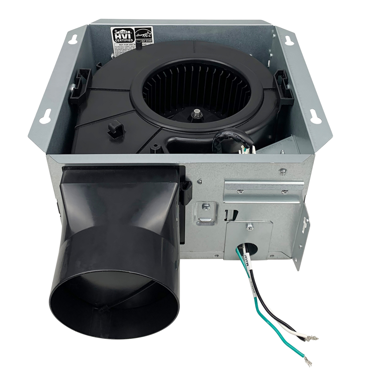 Good Housekeeping PowerFlow Pro Series 110 CFM 1.1 Sones Bathroom Exhaust Fan - Back