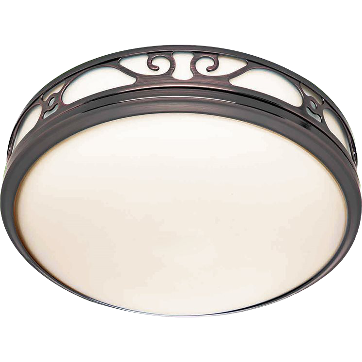 Good Housekeeping Roman 110 CFM Decorative Bathroom Fan - Imperial Bronze - Light On