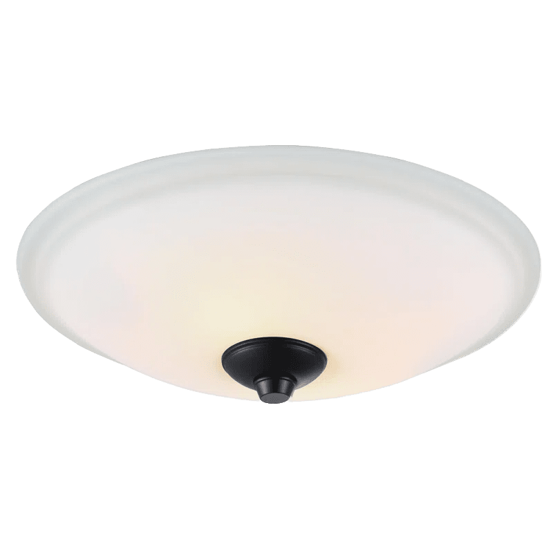 Good Housekeeping Spartan 70 CFM Decorative Bath Fan - Black Finials w/ Light