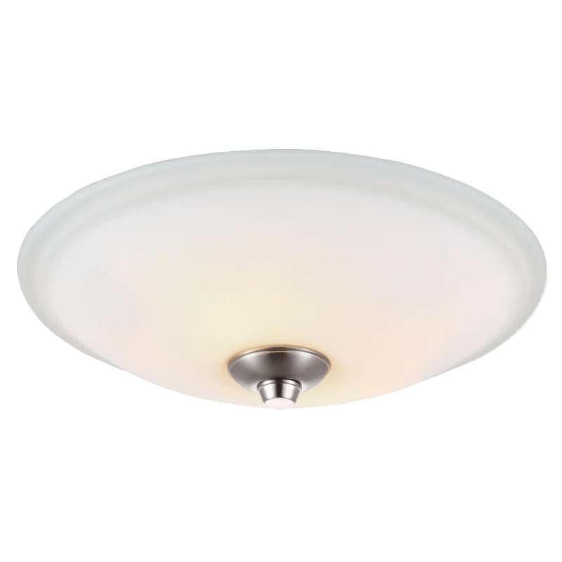 Good Housekeeping Spartan 70 CFM Decorative Bath Fan - Chrome Finials w/ Light