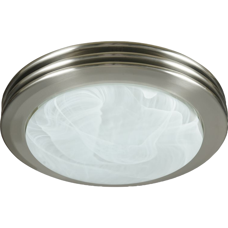 Good Housekeeping Yorkshire 80 CFM Decorative Bathroom Fan - brushed nickel - main