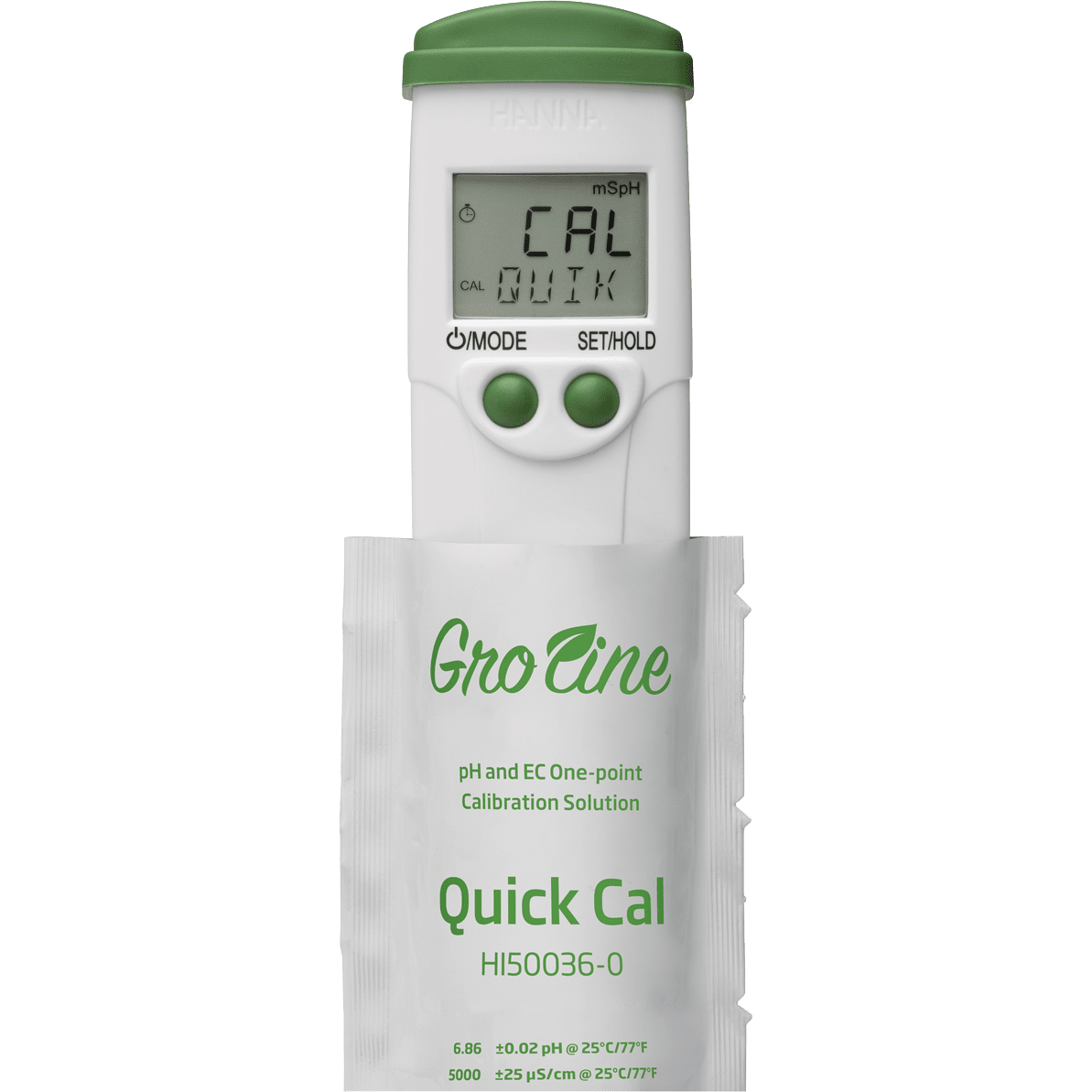 Hanna GroLine Hydroponics Waterproof Tester - Hydroponic Multifunctional Pocket pH/EC/TDS/Temperature Tester - Satchet