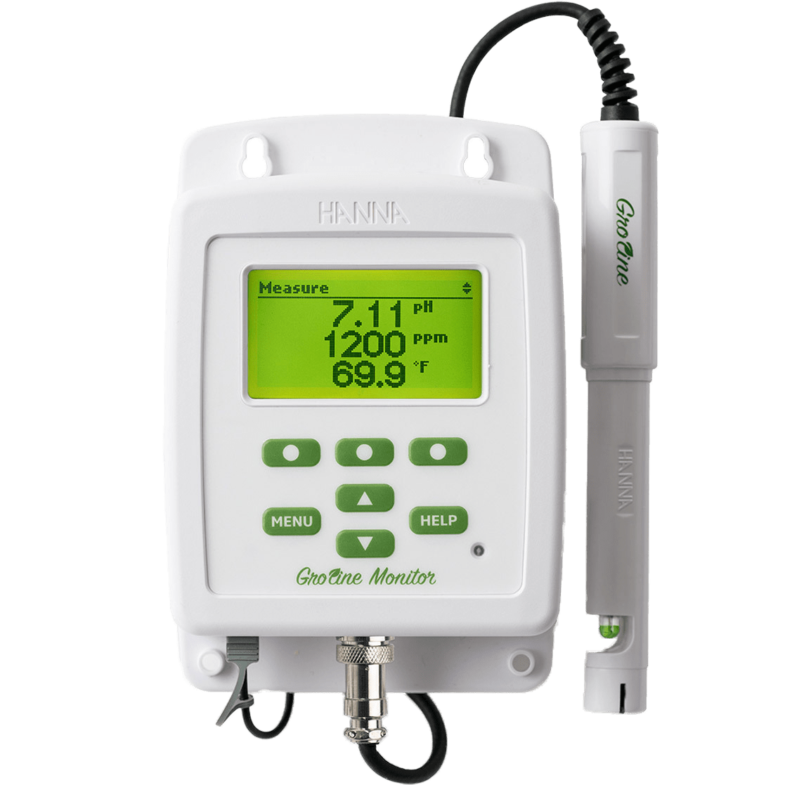 Hanna GroLine Monitor for Hydroponic Nutrients - Inline Probe - Main