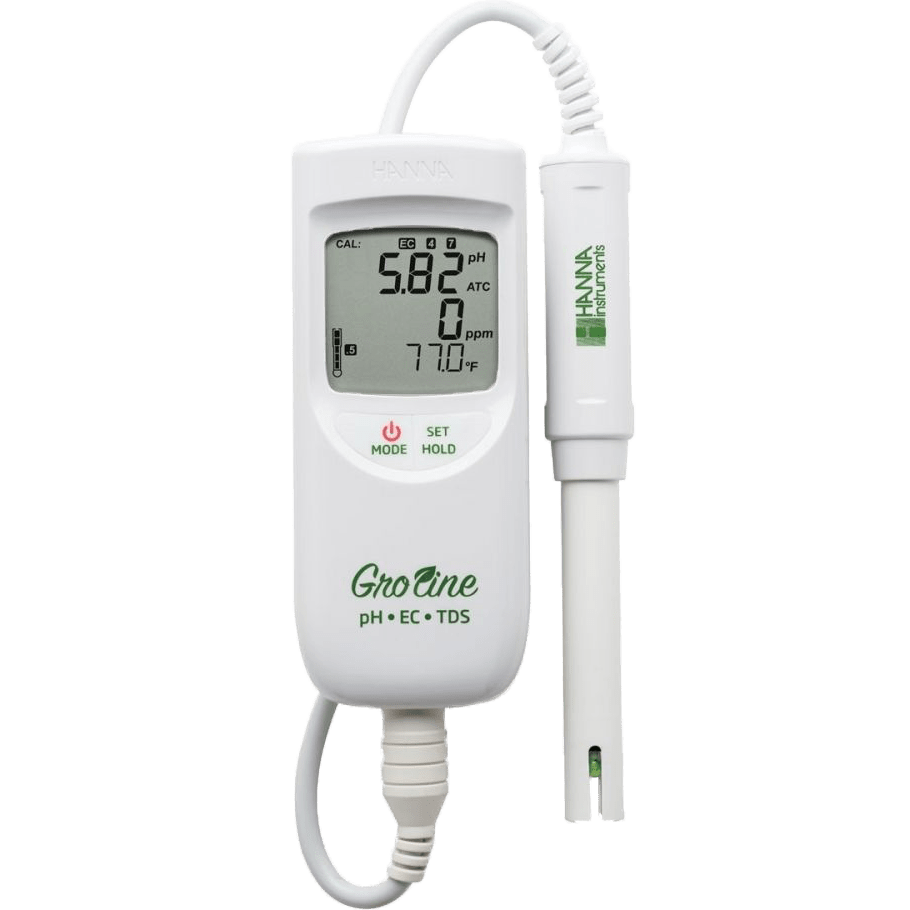 Hanna GroLine Waterproof Portable pH/EC/TDS Meter - Main
