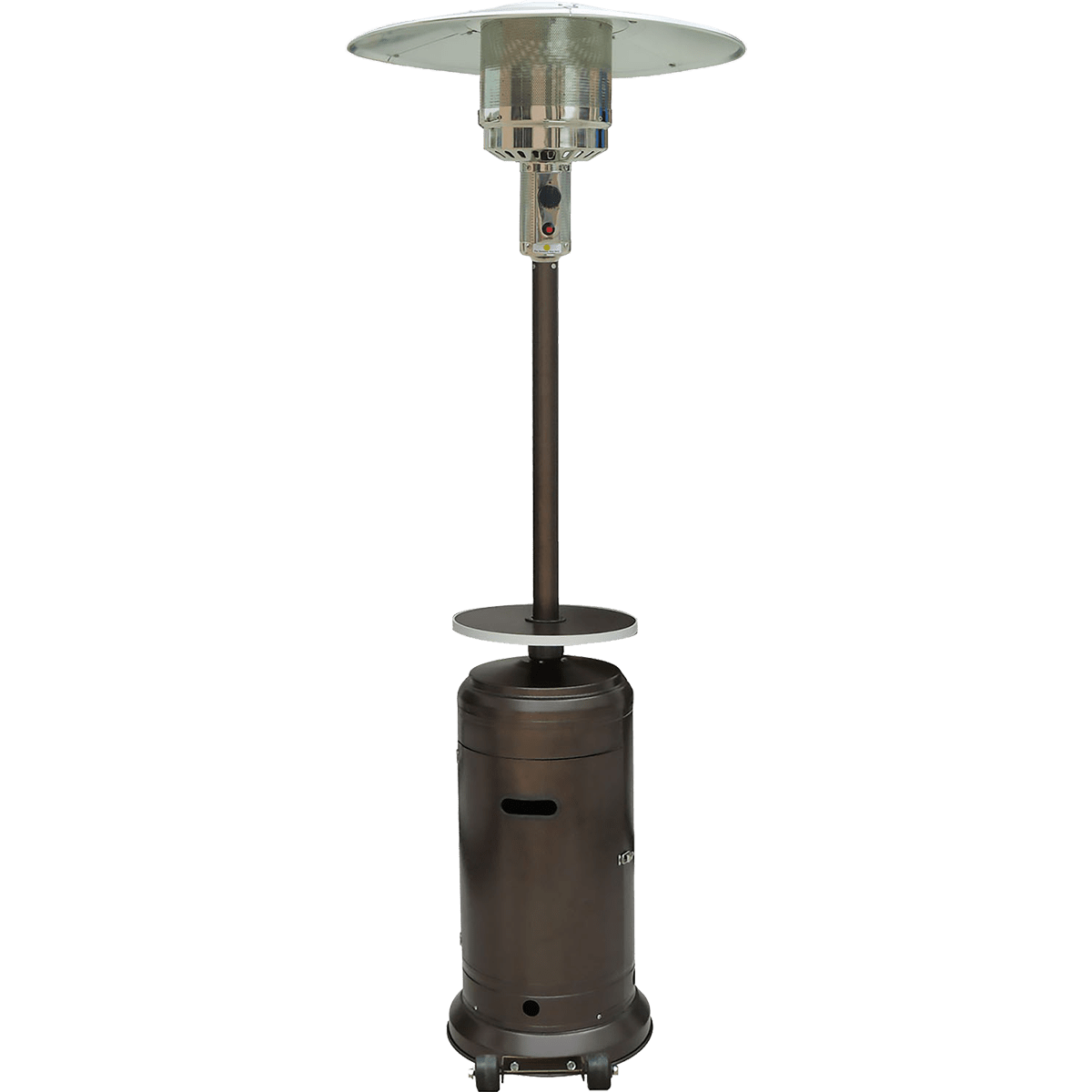 Hanover HAN001BR 48,000 BTU Umbrella Propane Patio Heater - Hammered Bronze
