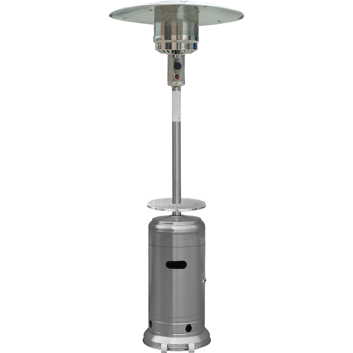 Hanover HAN003SS 48,000 BTU Umbrella Propane Patio Heater - Stainless Steel