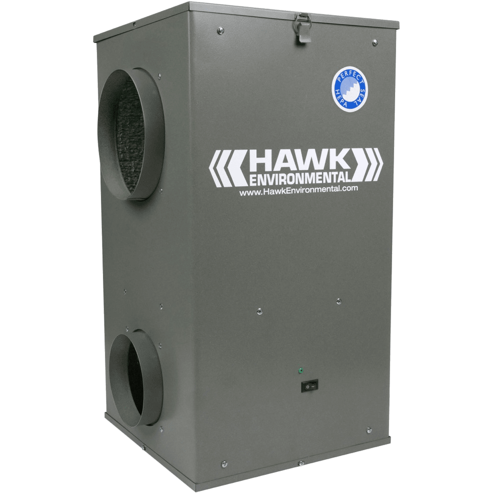 Hawk Environmental AirWash Whisper HEPA Filtration System