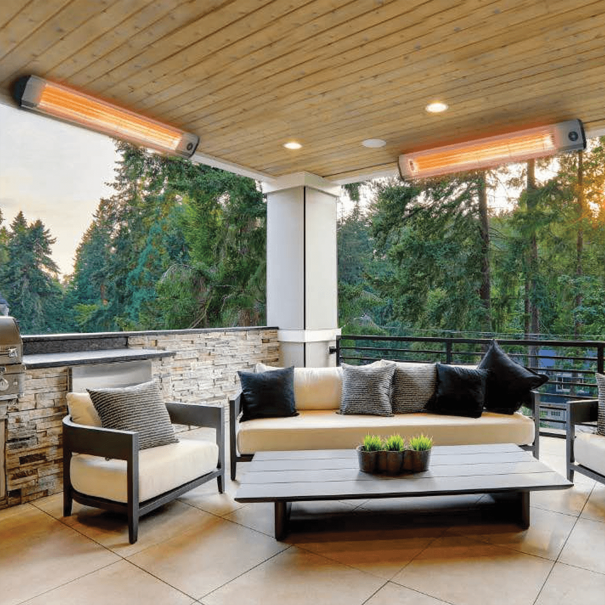 Heat Storm 6000W Infrared Outdoor Heater w/ Wi-Fi