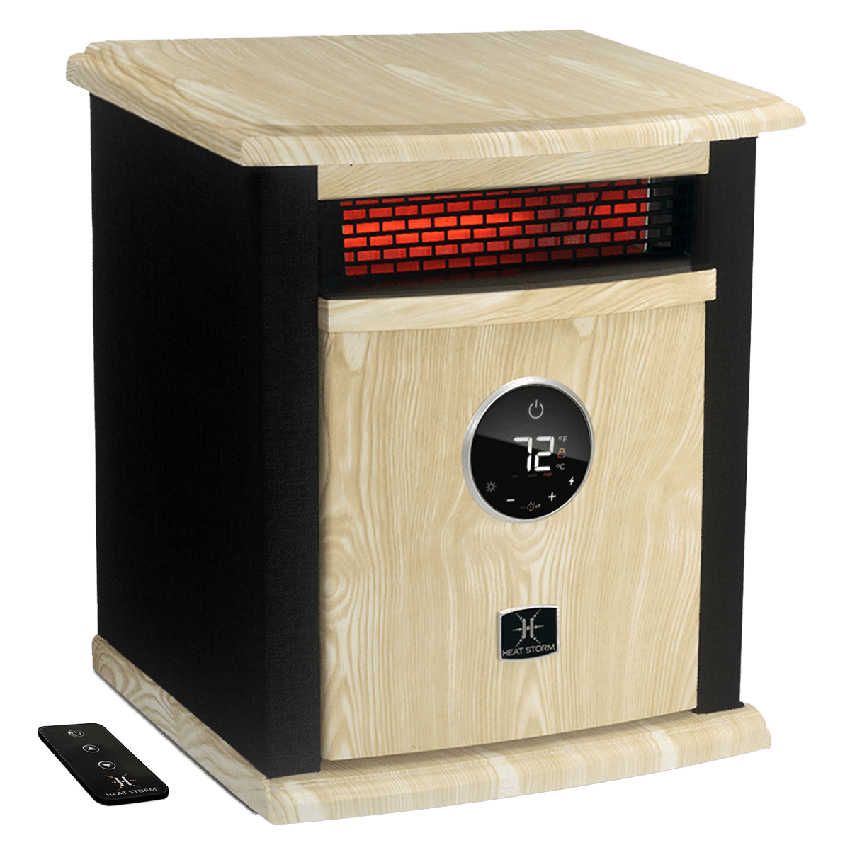 Heat Storm Deluxe Signature Cabinet Heater - Black