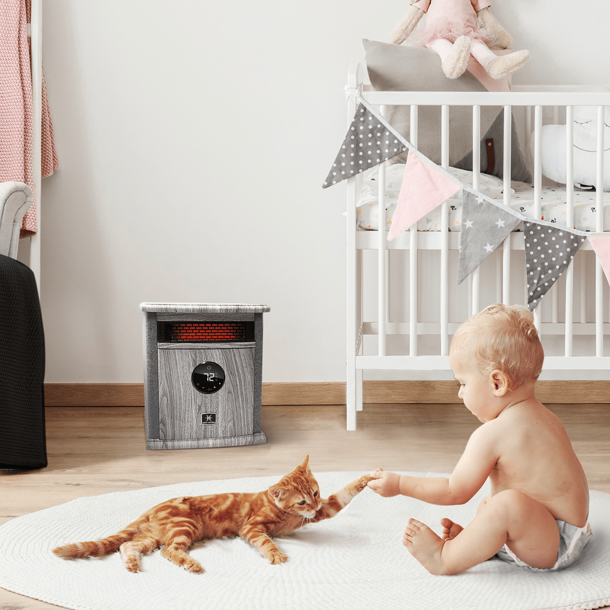 Heat Storm Deluxe Signature Cabinet Heater - Lifestyle 2