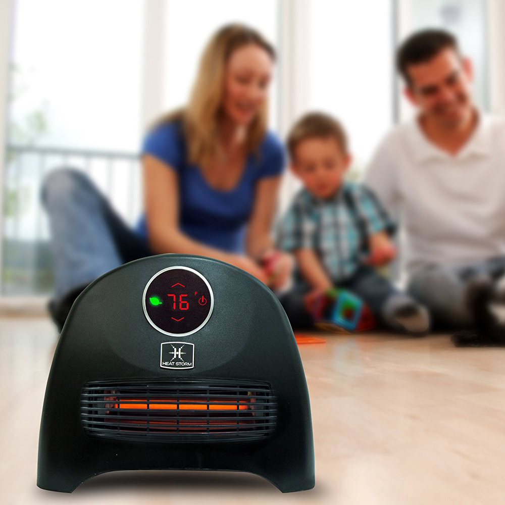 Heat Storm Sahara Infrared Heater - in use