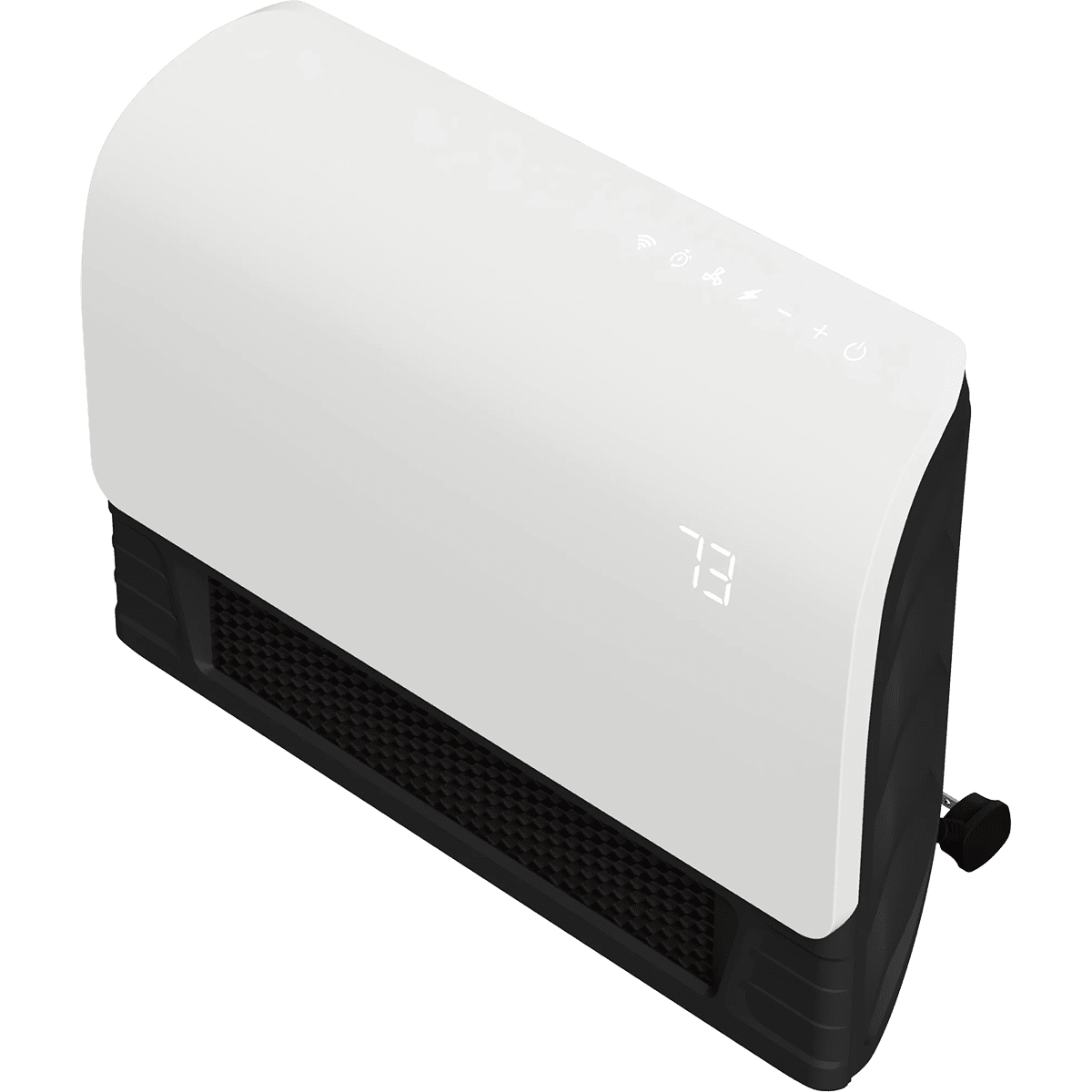 Heat Storm Sedona 1500W Wi-Fi Enabled Infrared Electric Wall Heater - Downward Angle