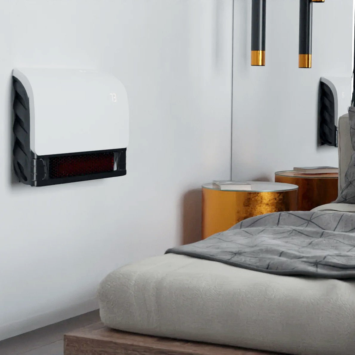 Heat Storm 1500W Sedona WiFi Enabled Infrared Electric Wall Heater